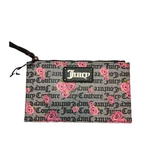 Juicy couture floral pattern wristlet